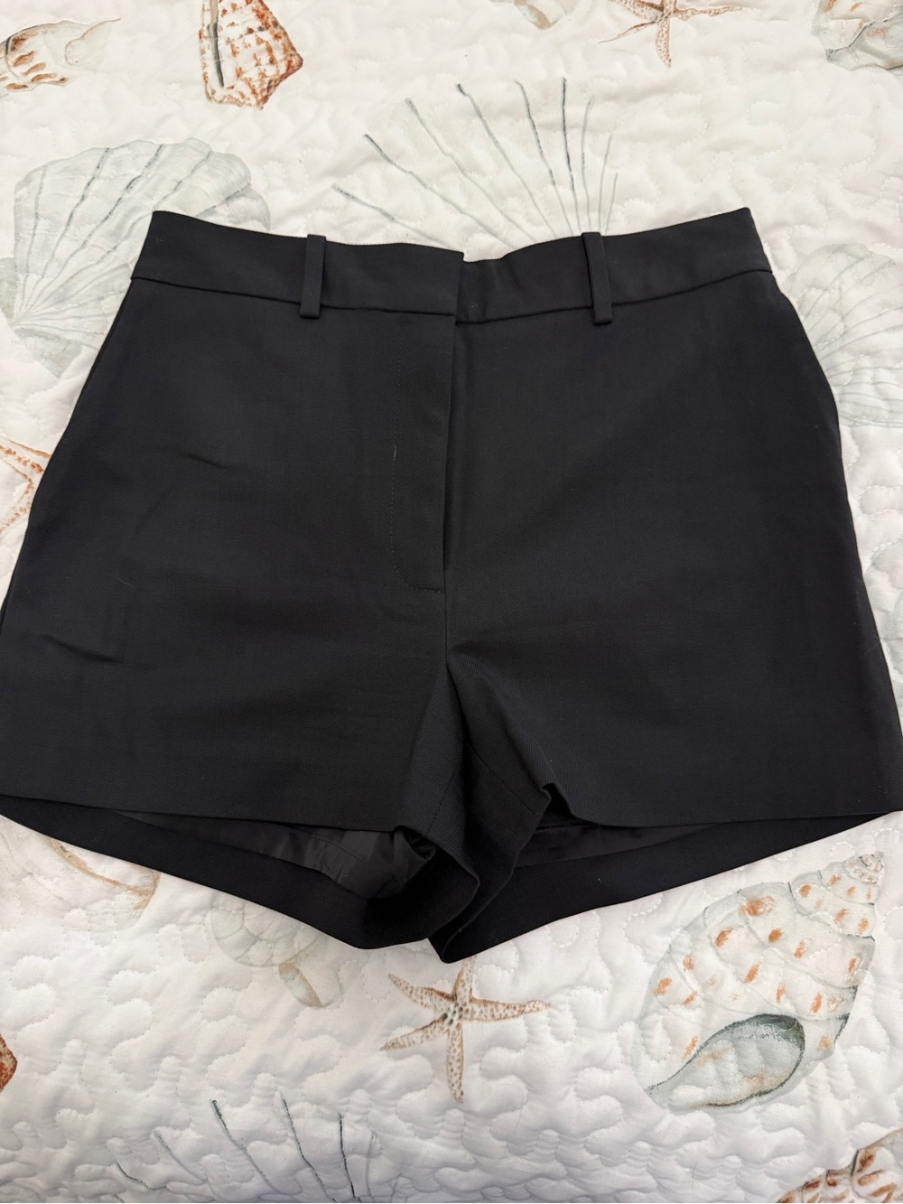 Babaton Black High-Waist Tailored Shorts